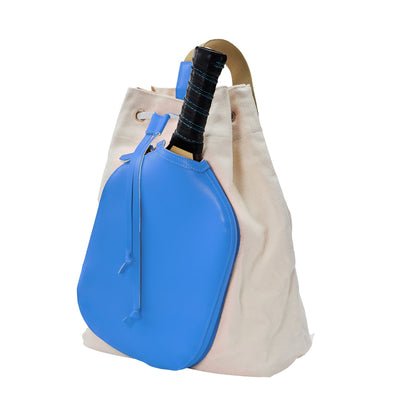 Neon Electric Blue Pickleball Duffel Bag