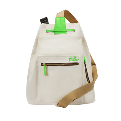 Neon Gecko Green Pickleball Duffel Bag