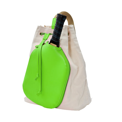 Neon Gecko Green Pickleball Duffel Bag