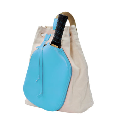 Neon Sky Blue Pickleball Duffel Bag